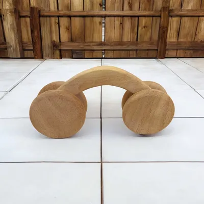 Neem Wooden Jumping Car