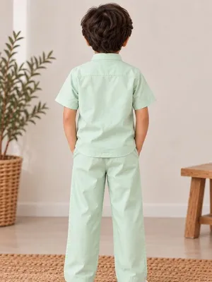 Mint Green Organic Cotton Co-ord Set