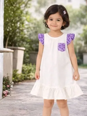 Amelia Purple Bloom Dress