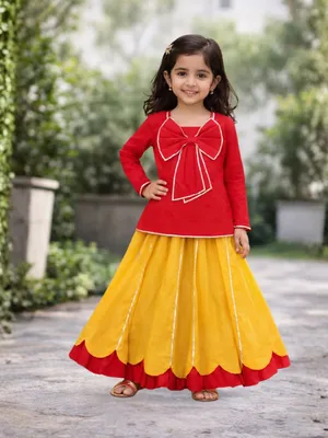 Sunshine Royal Cotton Lehenga Set