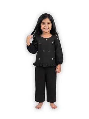 Midnight Charm Cotton Co-Ord Set