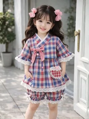 Vintage Candy Checks Cotton Co-Ord Set