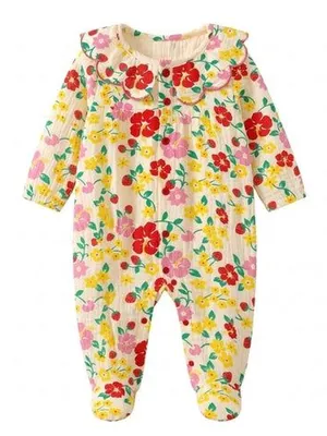 Berry Blossom Cotton Romper