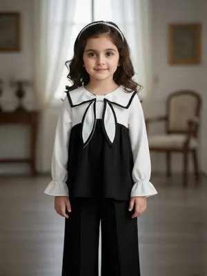 Noir Elegance Cotton Co-ord Set