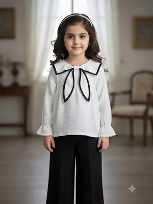 Midnight Bow Cotton Co-ord Set