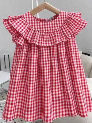 Cherry Breeze Cotton Dress — Infant